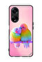 غطاء حماية لهاتف Oppo A1 5G برسومات طيور لطيفة