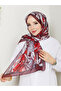 Crimson Bloom Şal - 2