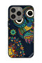 غطاء حماية لهاتف Apple iPhone 15 Pro Max بتصميم بومة زهرية