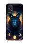 Protective Case Cover For Oppo A38 Wolf In Space