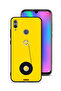 غطاء حماية لهاتف Honor 10 Lite برسومات عجلة الكاسيت