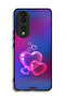 غطاء حماية لهاتف Honor 70 بتصميم قلوب مائية - 2