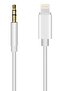 Lightning to Aux Converter Cable – iPhone 3.5 mm Audio Input Adapter - 4