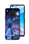 Honor 50 Lite Protective Case Cover Looking At Moon Hijab Girl