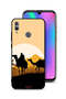 Honor 10 Lite Protective Case Cover Camels In Desert Art