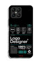 غطاء حماية لهاتف Honor X8 4G - ملصق مصمم بشعار - 2