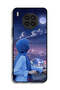 Honor 50 Lite Protective Case Cover Looking At Moon Hijab Girl - 2