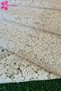 Non-Slip White Lace Cover 50X400 (±10-15) cm |   Guipure Shelf Cover - Cover for Table, Cabinet, Drawer - 4