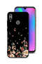 غطاء حماية لهاتف Honor 10 Lite مع زهور صغيرة في الأسفل