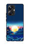 غطاء حماية لجهاز Realme 10 Pro Plus بمنظر غروب الشمس