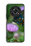 Honor X9 5G Protective Case Cover Butterfly Sitting On Flower - 2