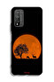 Honor 10X Lite Protective Case Cover Evening Moon Art - 2