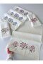 Mysoft 6-Piece 50X90 3D Embroidered Towel - Symbul - 3