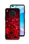 Honor 50 Lite Protective Case Cover Heart Flowers Abstract Art