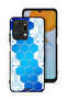 غطاء حماية لهاتف Honor X7a بشعار Honeycomb Hexagon Icon Networks
