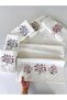 Mysoft 6-Piece 50X90 3D Embroidered Towel - Symbul - 2