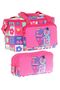 Lunchbox and Pen Bag Set - Girl - Pink Red Love Patterned