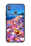 غطاء حماية لهاتف Honor 10 Lite برسومات أحجار فنية - 2