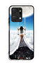 غطاء حماية لهاتف Honor X7a بتصميم غيوم وقمر ومدينة فنية - 2