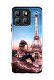 غطاء حماية لهاتف Honor X8b - فتاة القبعة وبرج إيفل