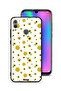 غطاء حماية لهاتف Honor 10 Lite بنقشة عباد الشمس والنحل