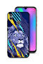 غطاء حماية لهاتف Honor 10 Lite بتصميم الأسد الملك