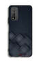Honor 10X Lite Protective Case Cover Squares Pattern On Cloth - 2