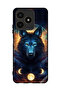 Protective Case Cover For Realme C53 Wolf In Space
