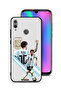 غطاء حماية لهاتف Honor 10 Lite برسومات ليو ميسي