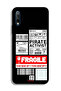 Honor 9X (China) Protective Case Cover Private Activist Fragile Sticker - 2