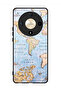 Protective Case Cover For Honor X9b World Map