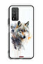 Honor 10X Lite Protective Case Cover Wolf Abstract Art - 2