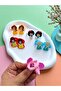 5'Pair Elastic Princess Buckle Set – Girls Hair Accessory - 2