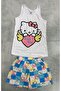 Character Printed Shorts Pajama Set - 2