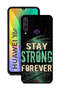 Huawei Y6p Protective Case Cover Stay Strong Forever