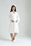 Women's Tuba Ecru Front Button Maternity Nightgown