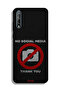 Huawei P Smart S Protective Case Cover No Social Media Thank You - 2