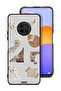 Huawei Y9a Protective Case Cover Pieces Of Paper Stickers