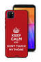 Huawei Y5p Protective Case Cover Keep Calm And Dont Touch My Phone