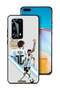 غطاء حماية لهاتف هواوي P40 Pro Plus 5G برسومات ليو ميسي