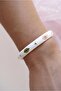 White Eye Detailed Handcuff Bracelet - 2