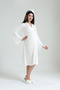 Women's Tuba Ecru Front Button Maternity Nightgown - 5