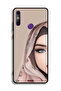 Huawei Enjoy 20e Protective Case Cover Half Face Girl Art - 2