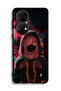 Huawei P50E Protective Case Cover Girl Wear Mask Art - 2