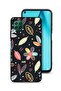 Huawei nova 7i Protective Case Cover Flowers And Leaves Abstract Art