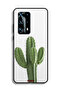 غطاء حماية لهاتف هواوي بي 40 برو بلس 5G، نبتة الصبار - 2