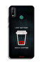 غطاء حماية لهاتف Huawei Y8s - بطارية منخفضة - يحتاج إلى قهوة - 2