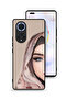 Honor 50 Pro Protective Case Cover Half Face Girl Art