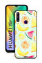 Huawei Y6p Protective Case Cover Fruits Watercolor Art