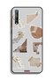 Huawei Y8p Protective Case Cover Pieces Of Paper Stickers - 2